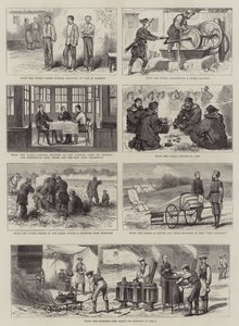 トルコ人とロシア人と 作： Alfred Chantrey Corbould